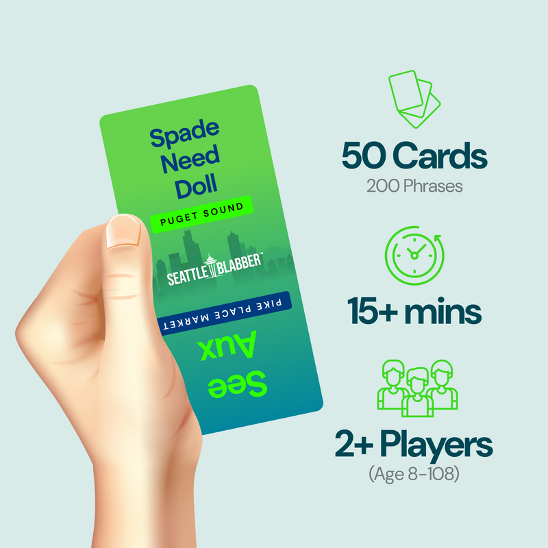 Seattle Blabber Card Game